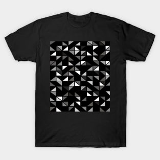 Monochrome Geometric Pattern T-Shirt